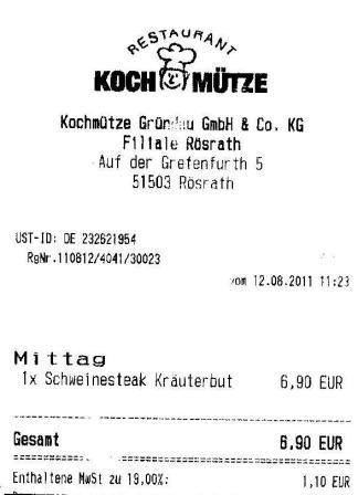 gaee Hffner Kochmtze Restaurant